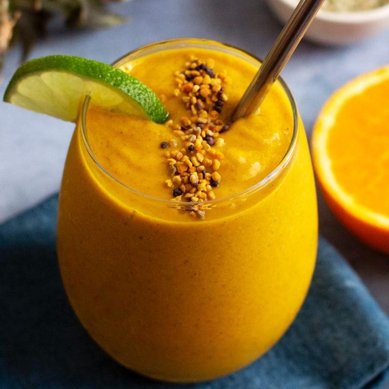 Turmeric Avocado Golden Smoothie