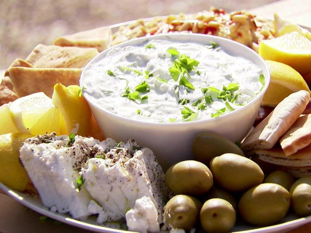 Tzatziki with Feta Cheese Crumbles