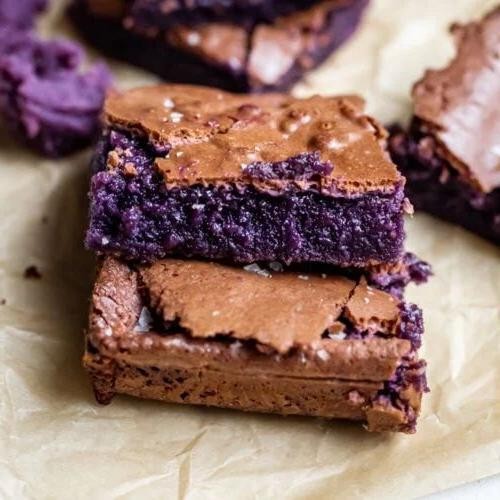 Ube Halaya Brownies