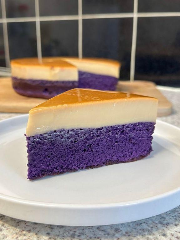 Ube Halaya Leche Flan