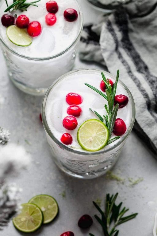 Vanilla Bean White Christmas Margarita