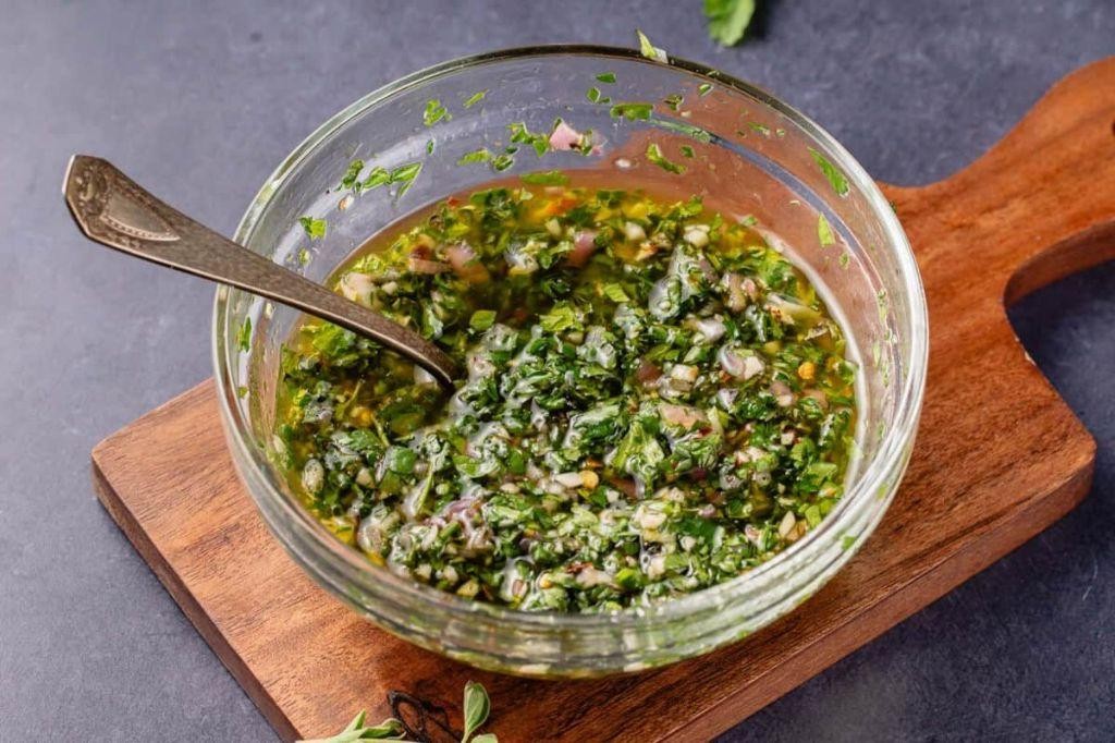 Vegan Chimichurri with Fresh Parsley