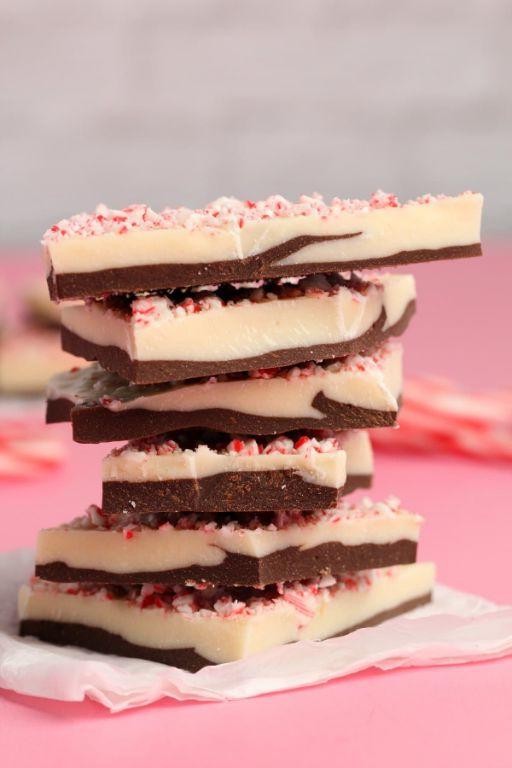 Vegan Chocolate Peppermint Bark