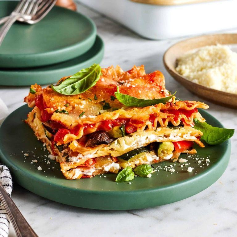 Vegan Kale and Spinach Lasagna