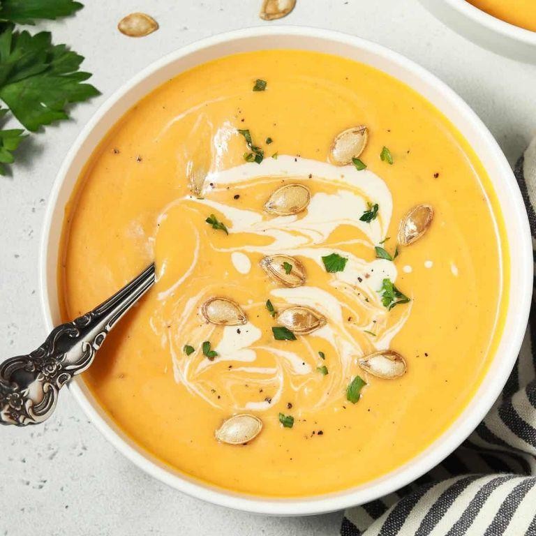 Vegan Roasted Butternut Squash Soup