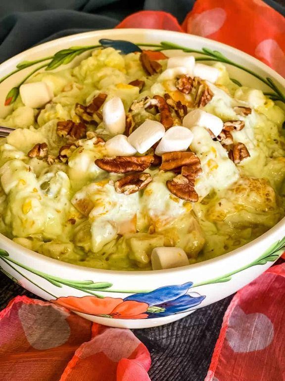 Vegan Watergate Salad with Dairy-Free Pudding