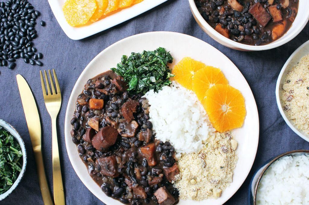 Vegetarian Feijoada with Smoked Tofu and Kale