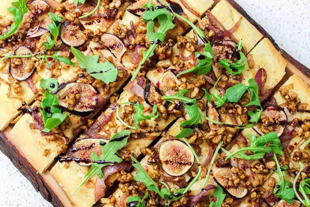 Walnut and Caramelized Onion Flatbread