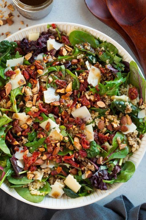 Walnut and Sun-Dried Tomato Quinoa Salad