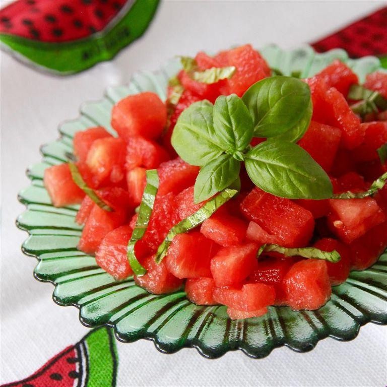 Watermelon Basil Salsa
