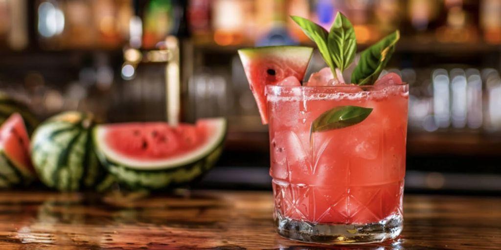 Watermelon Basil Tequila Smash