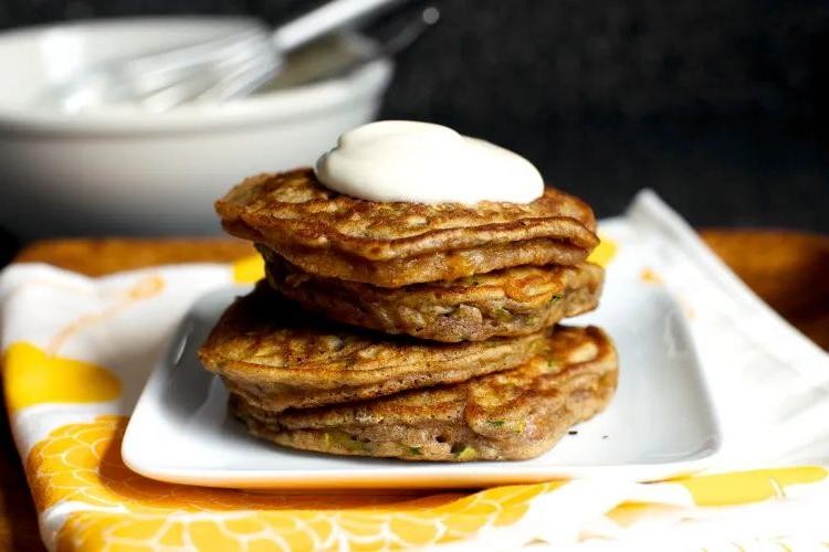 Zucchini Bread Keto Pancakes