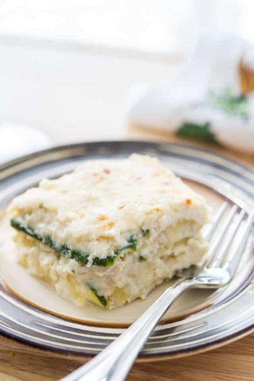 Zucchini Noodle Chicken Lasagna
