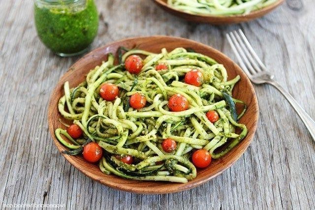 Zucchini Noodles with Pesto Svelte