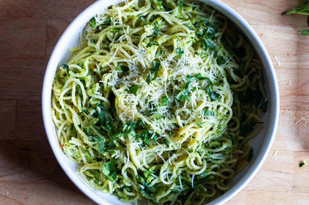 Zucchini Pasta with Garlic Herb Butter